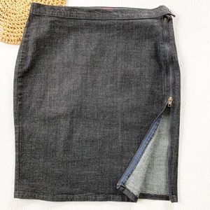 FCUK fcuk Black Washed Denim Skirt 8